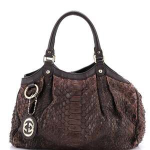 Gucci Sukey Tote Python Medium #241085G94B